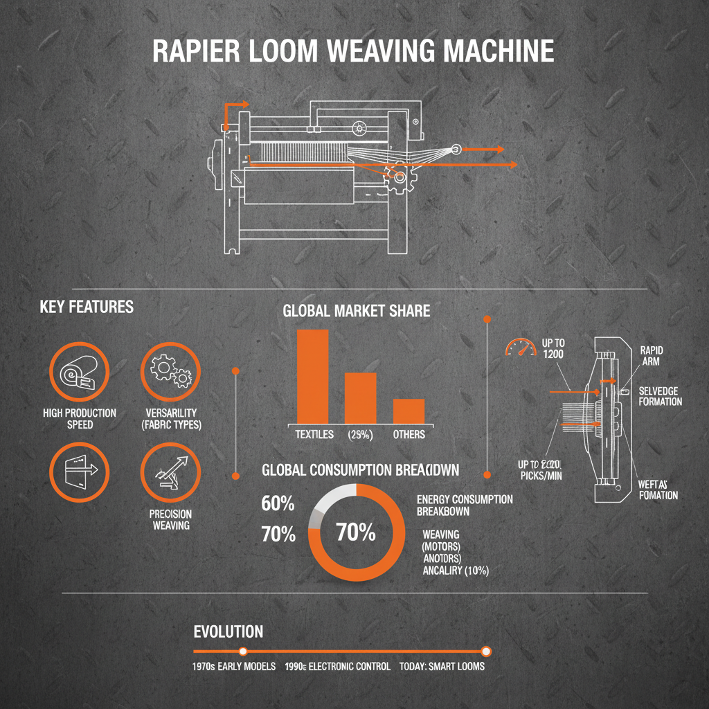 Advanced Rapier Loom Weaving Machine Technology for Efficient Fabric Production