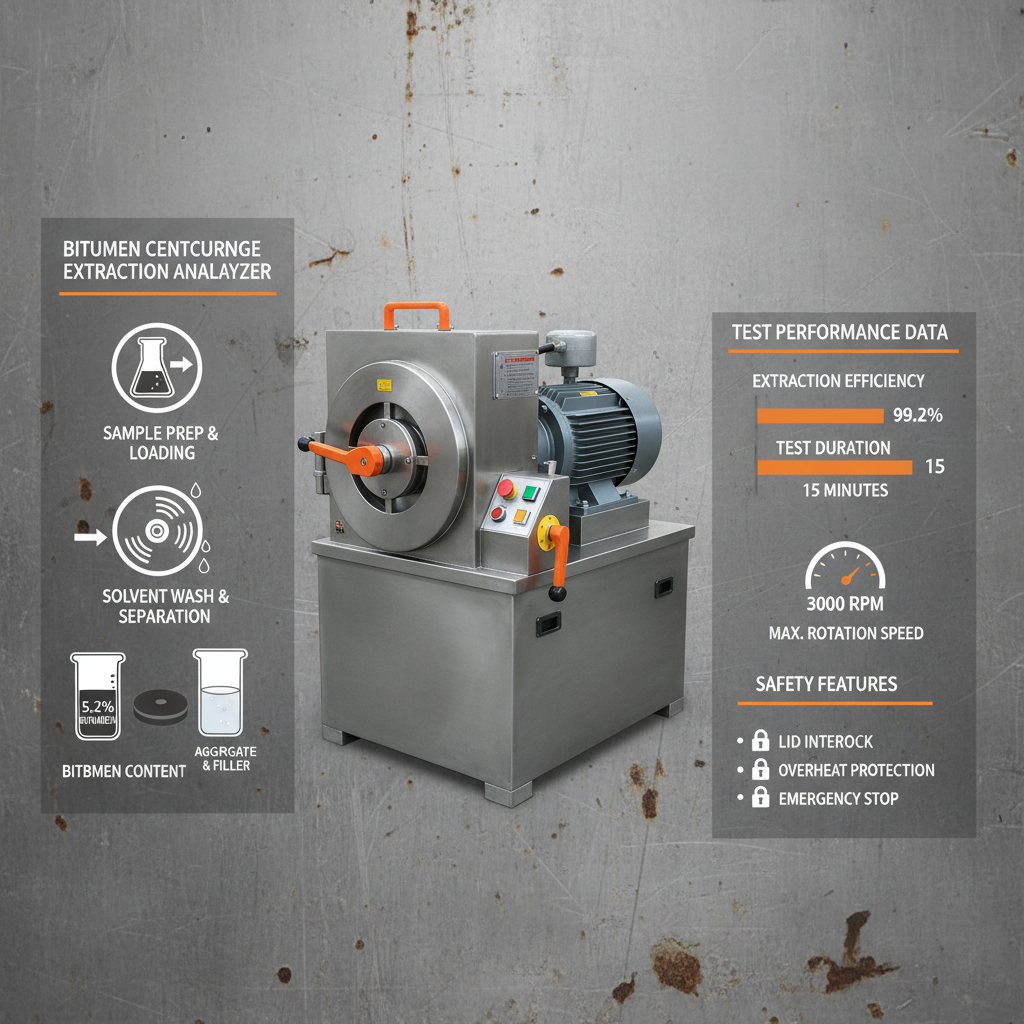 Bitumen Centrifuge Extraction Tester