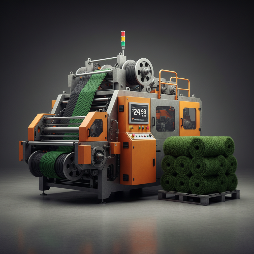 artificial green grass price