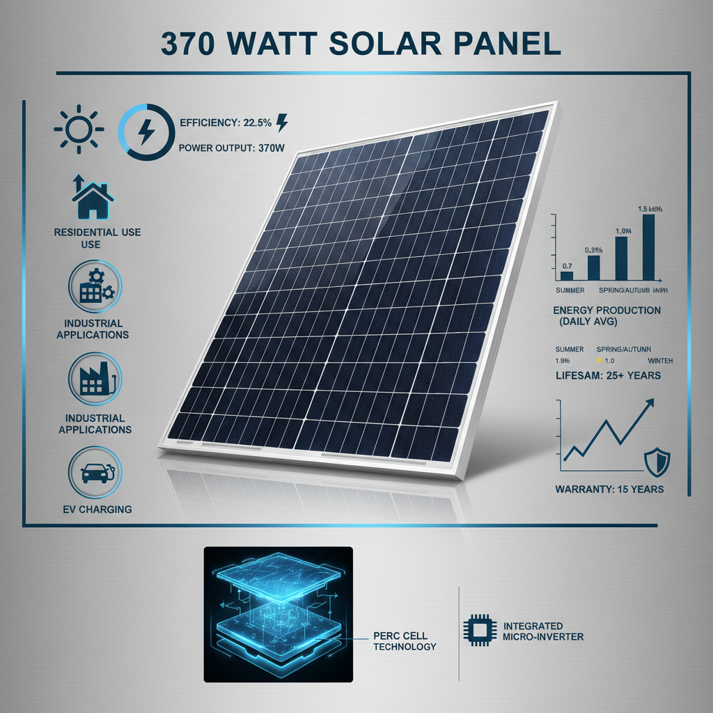 370 watt solar panel