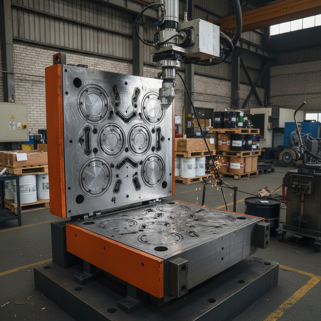 Liquid silicone gasket mold