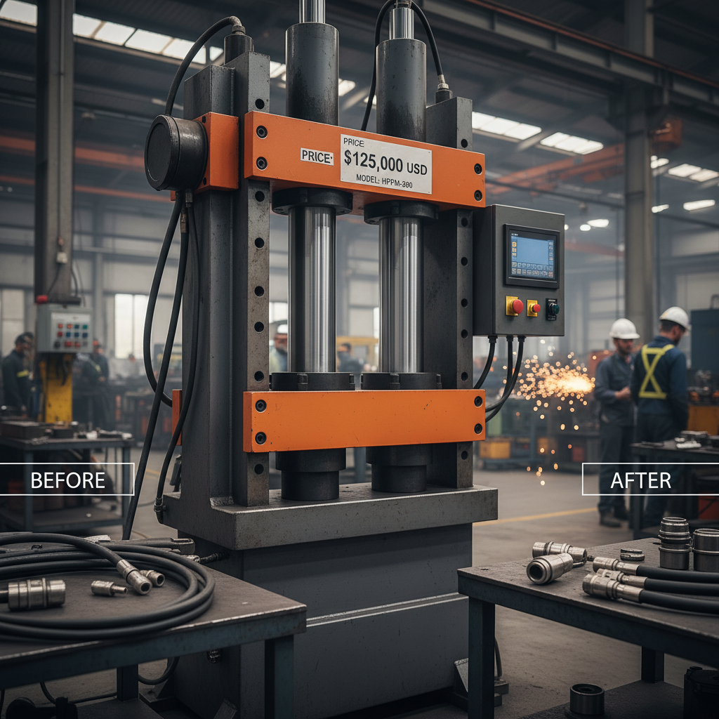 hydraulic pipe pressing machine price