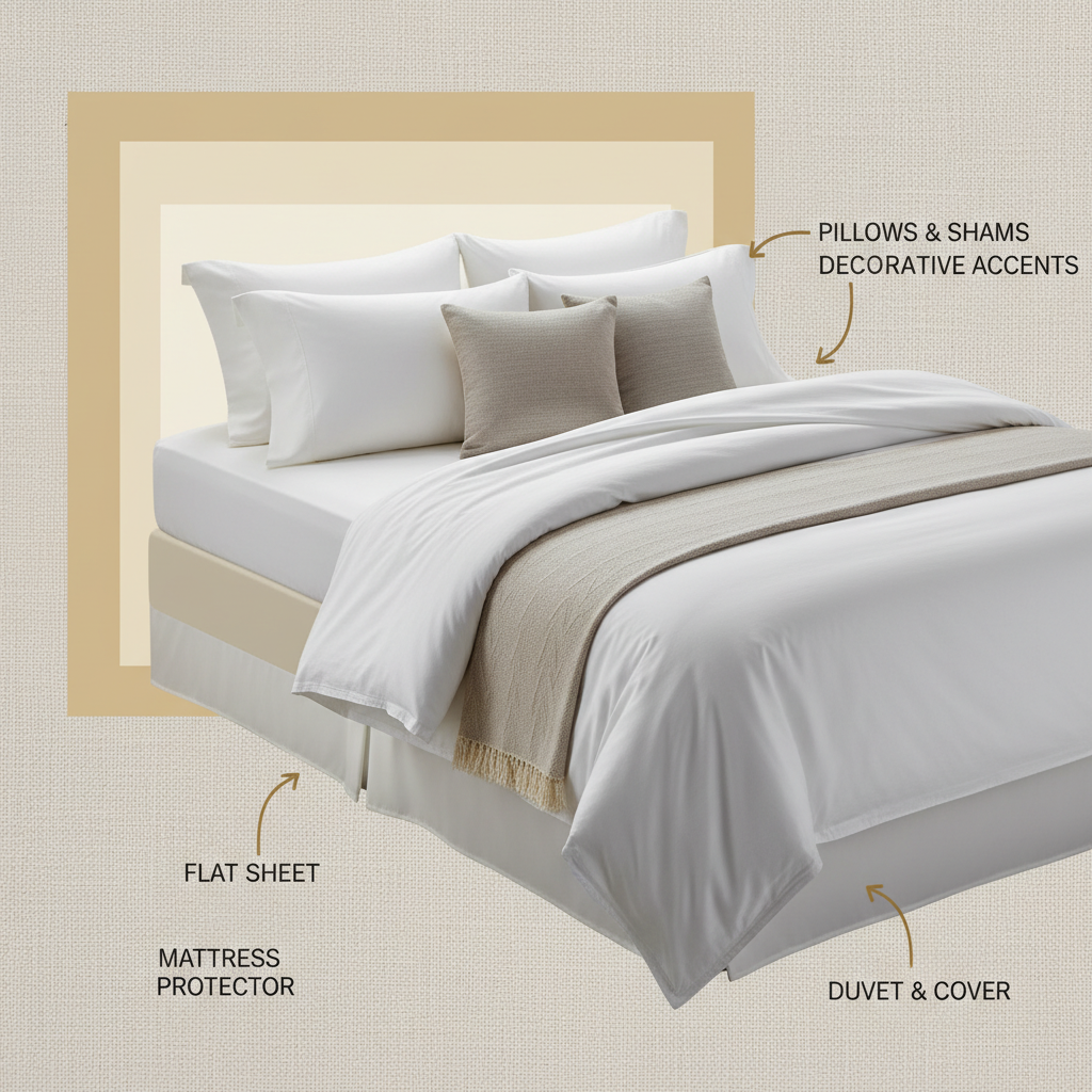 luxury hotel bed linen