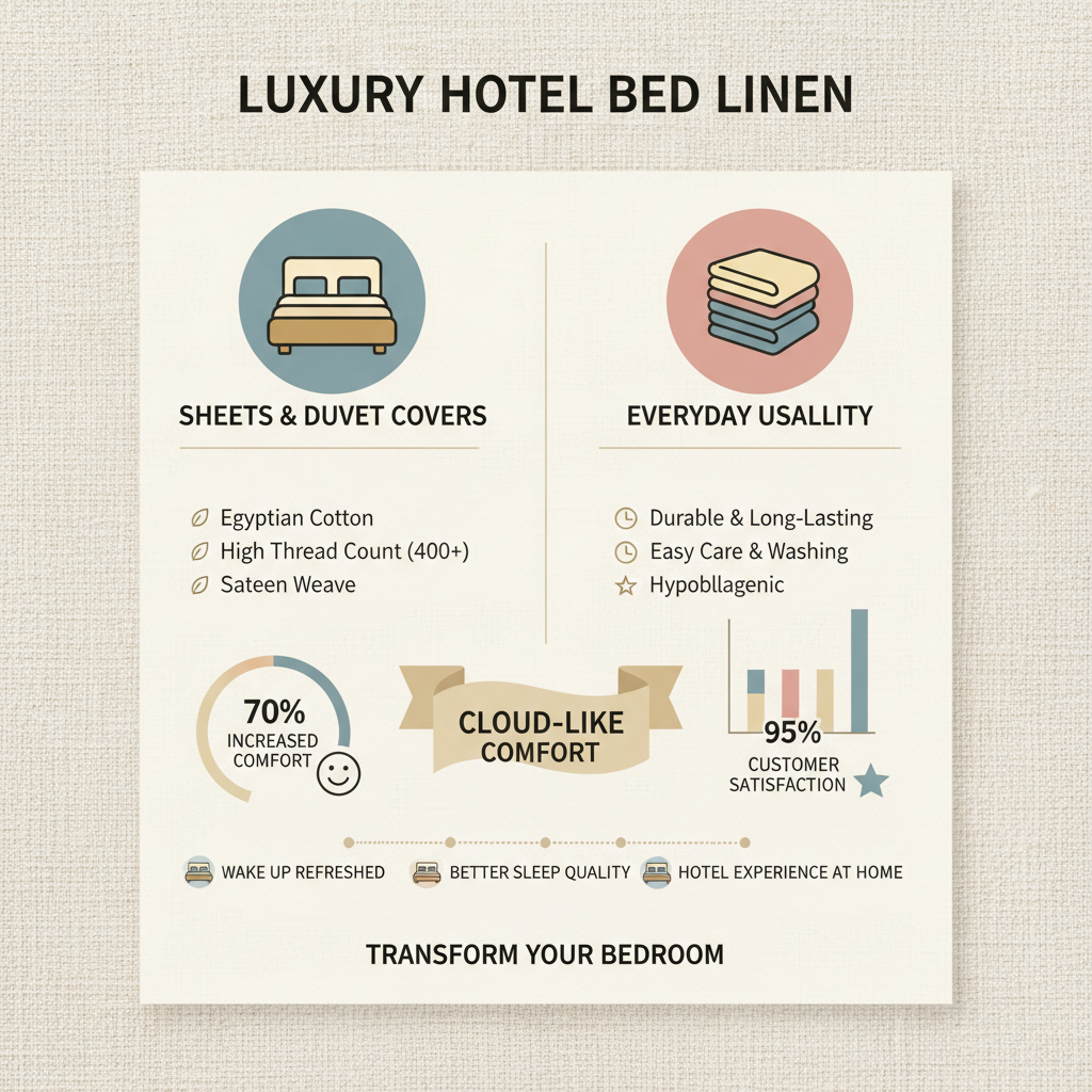 luxury hotel bed linen