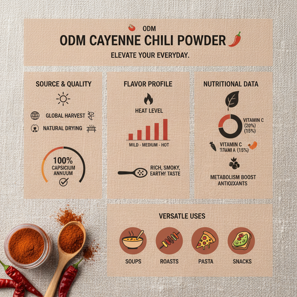 odm cayenne chili powder
