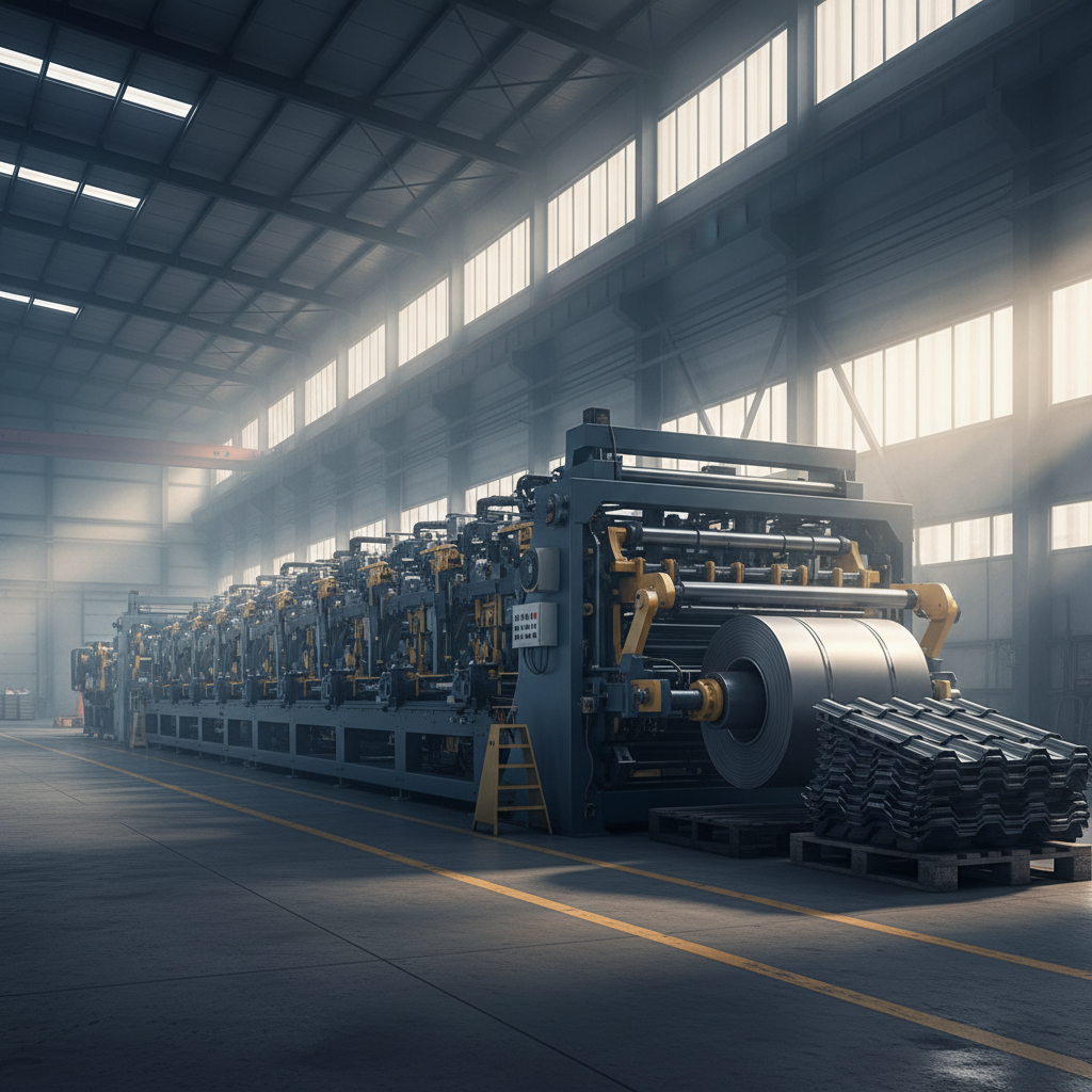 roof tiles making machine