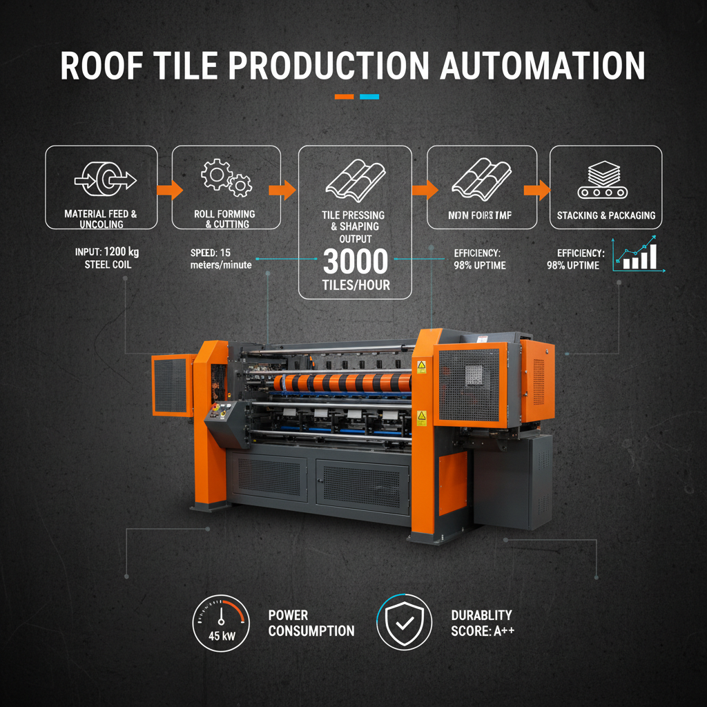 roof tiles making machine