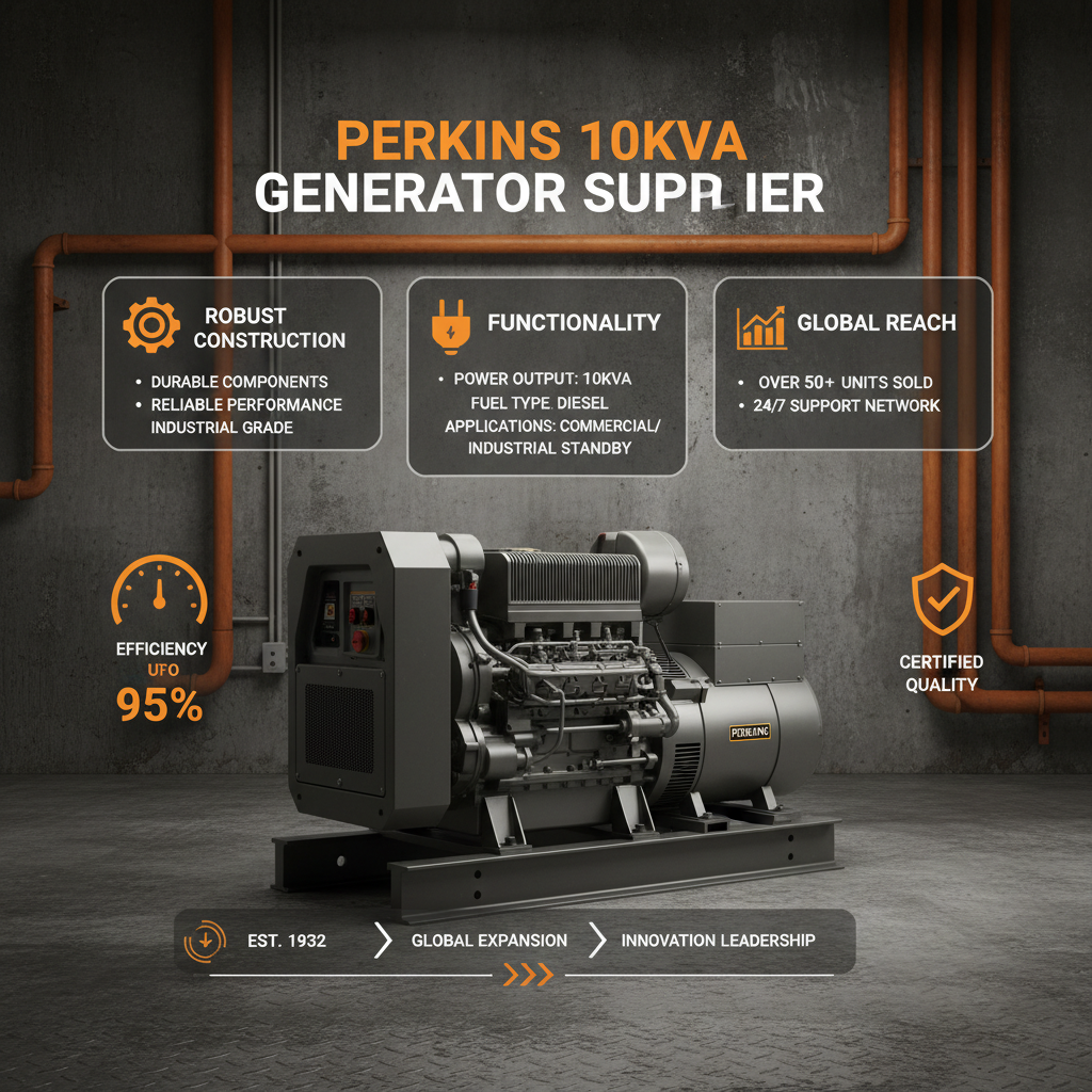 perkins generator 10kva Supplier