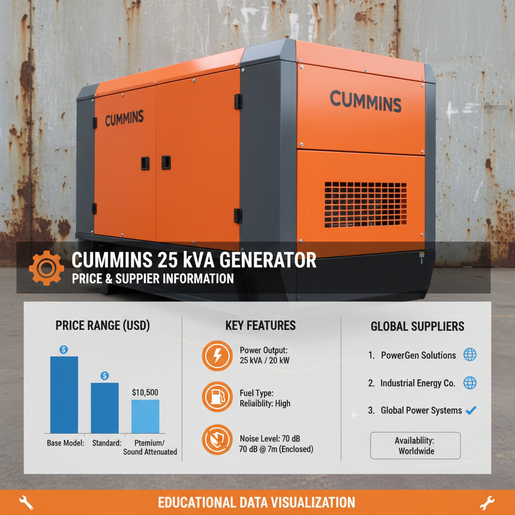 cummins 25 kva generator price Supplier