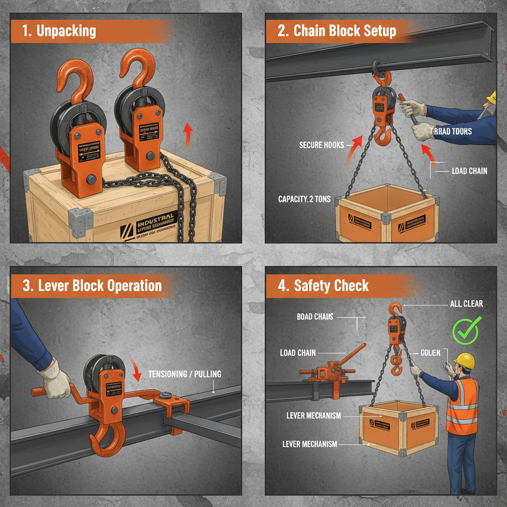 Industrial Lifting Guide for Chain Block and Lever Block Tools