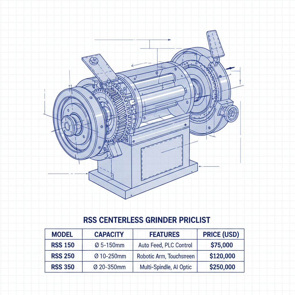 Industrial Precision RSS Centerless Grinder Pricelist and Guide