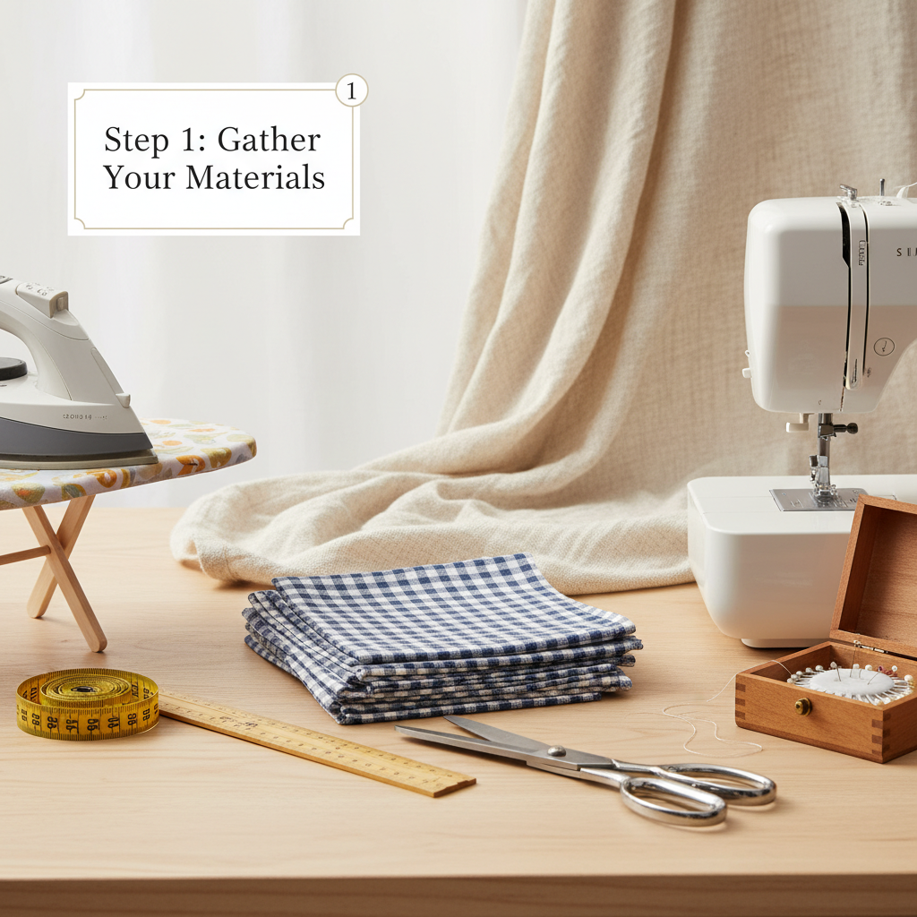 How to create your own fabric napkins for custom dining guide