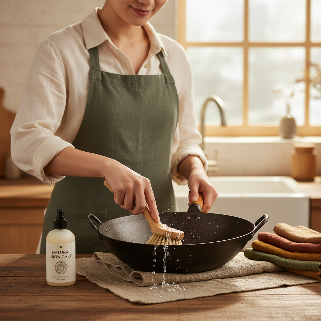 Professional Guide to China Cleaning Cast Iron Wok Maintenance