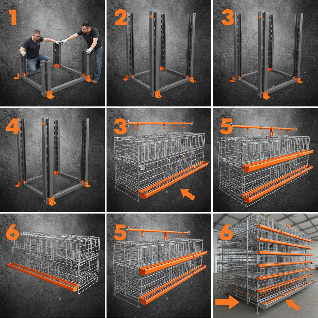 Optimizing Poultry Production with Advanced Cage System Poultry