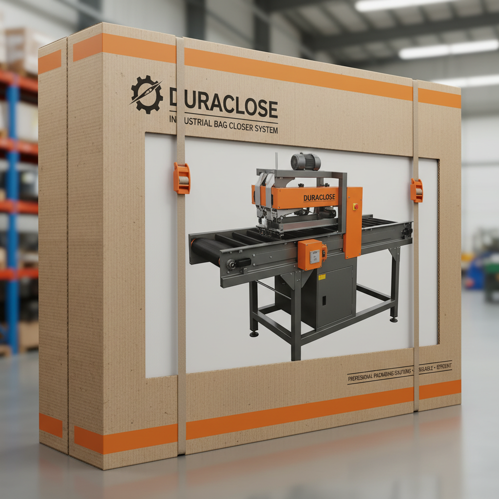 Industrial Bag Closer Machine with Conveyor System for Efficiency