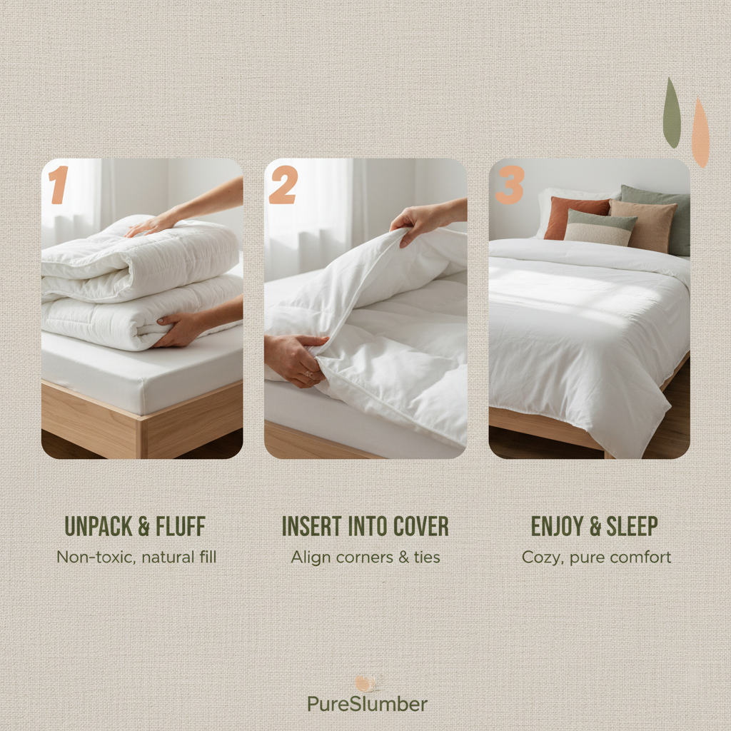 How to Choose a Non Toxic Duvet Insert for Better Sleep Health