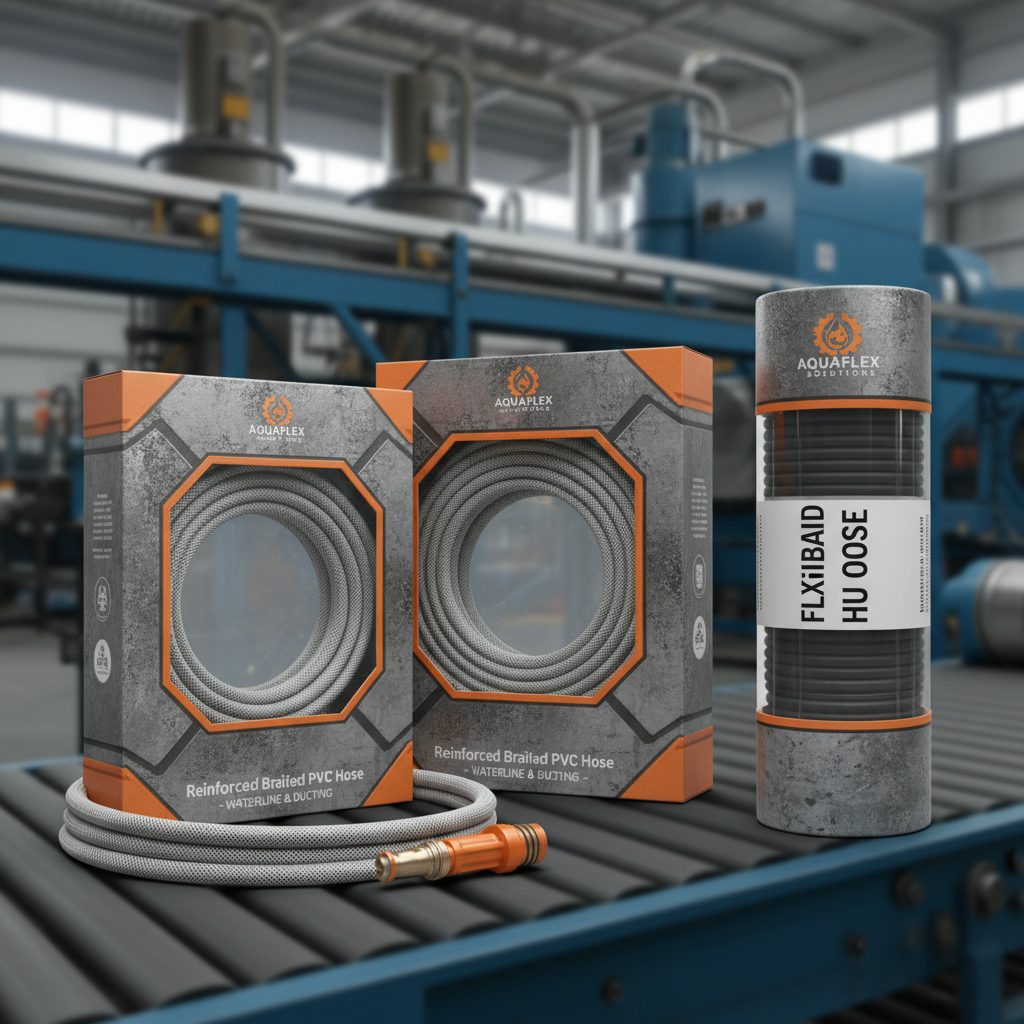 Industrial Reinforced Braided PVC Hose for Fluid Transfer Guide