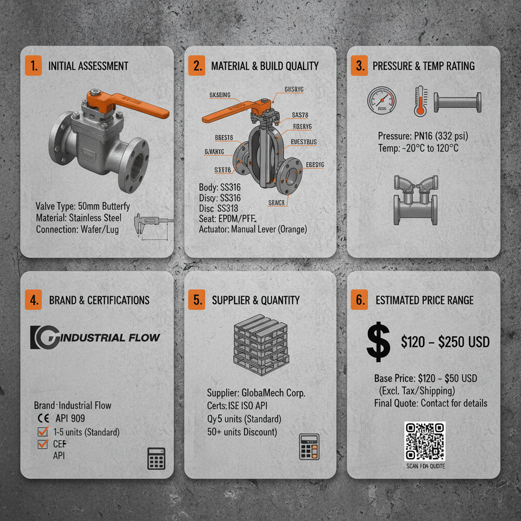Analyzing the 50mm Butterfly Valve Price and Buyer Guide