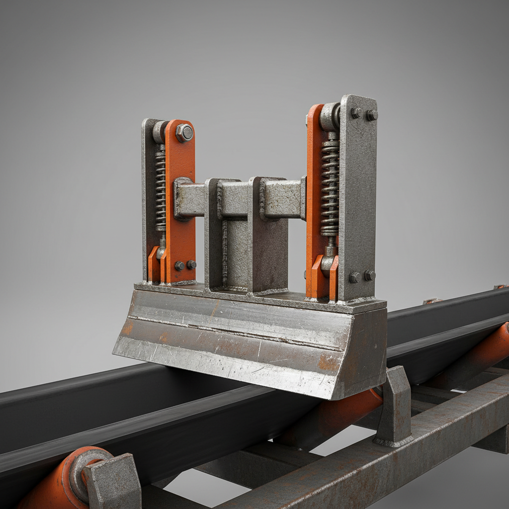 Maximize Conveyor Efficiency Using a v plow belt scraper