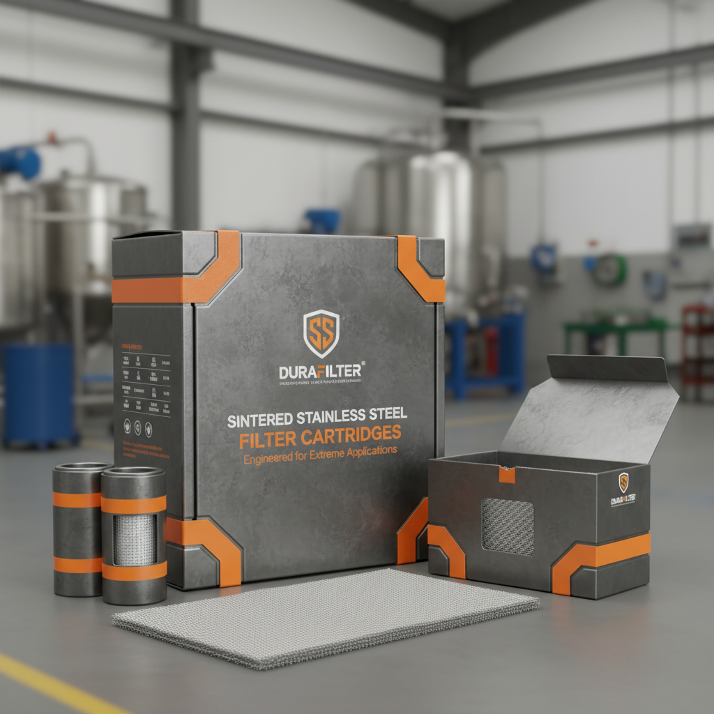 Industrial Sintered SS Filter Cartridges for High Pressure Filtration