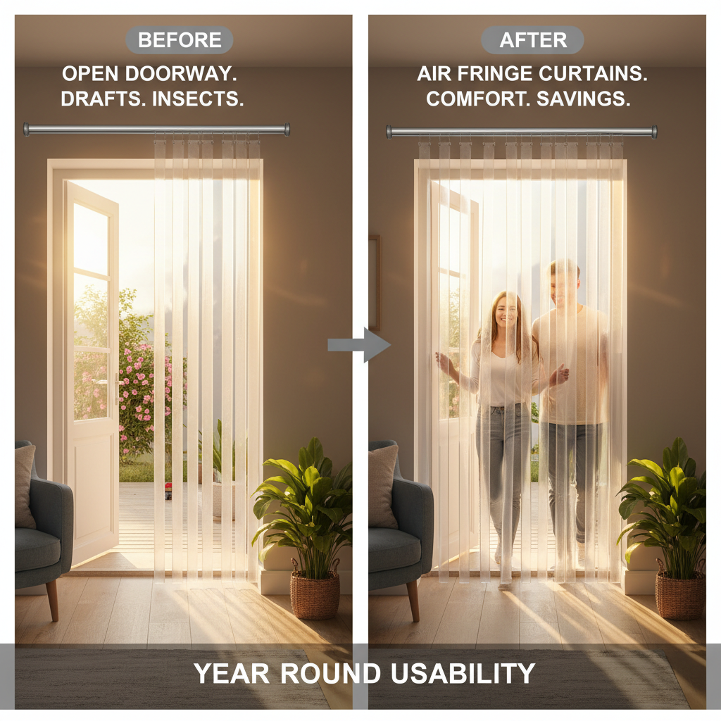 Energy Efficiency Guide for Installing cortinas de franja de aire