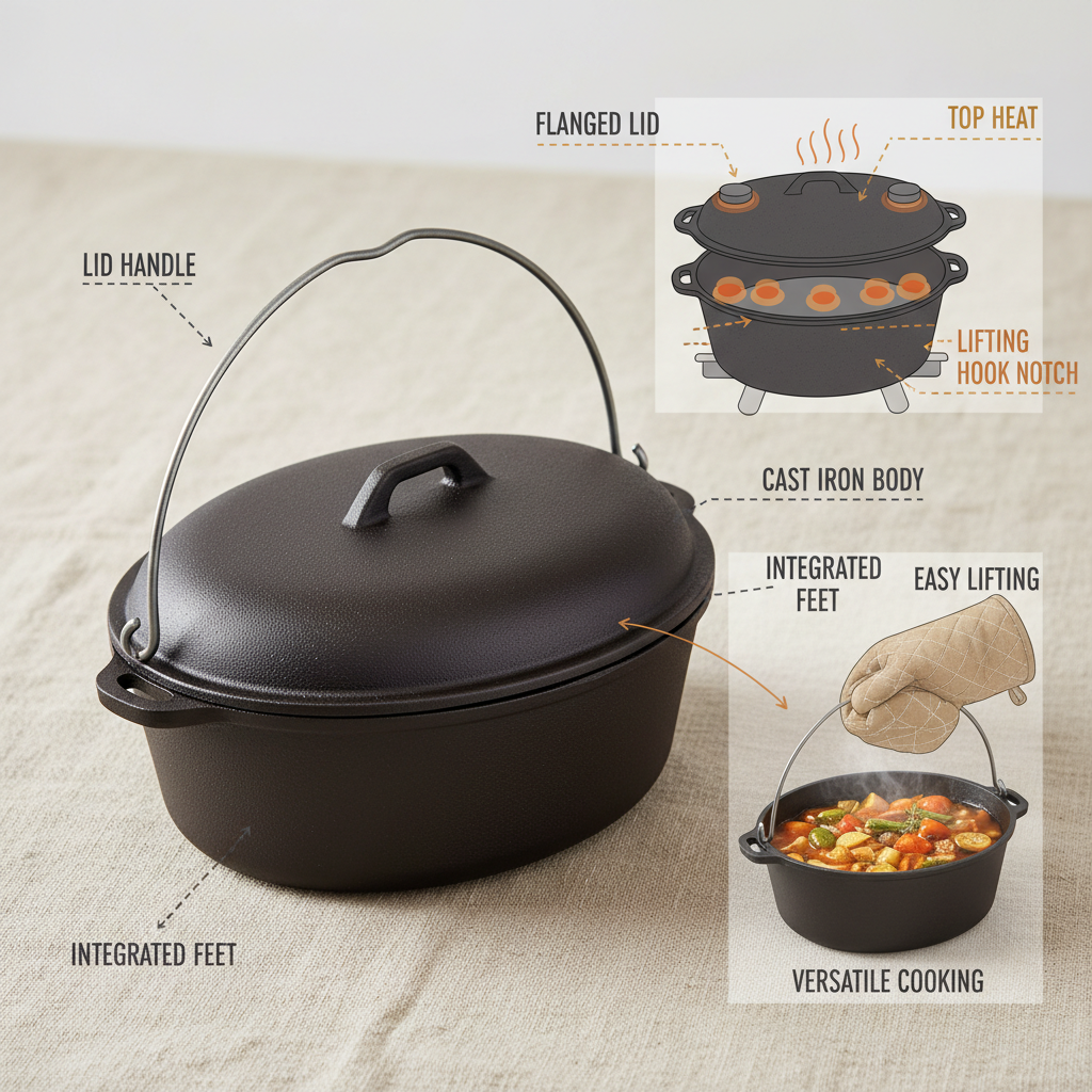 Master Outdoor Cooking with the Oval Cast Iron Camp Oven Guide