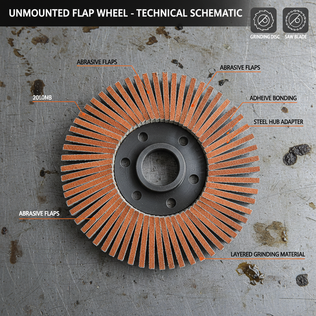 Unmounted Flap Wheel Guide for Industrial Surface Finishing