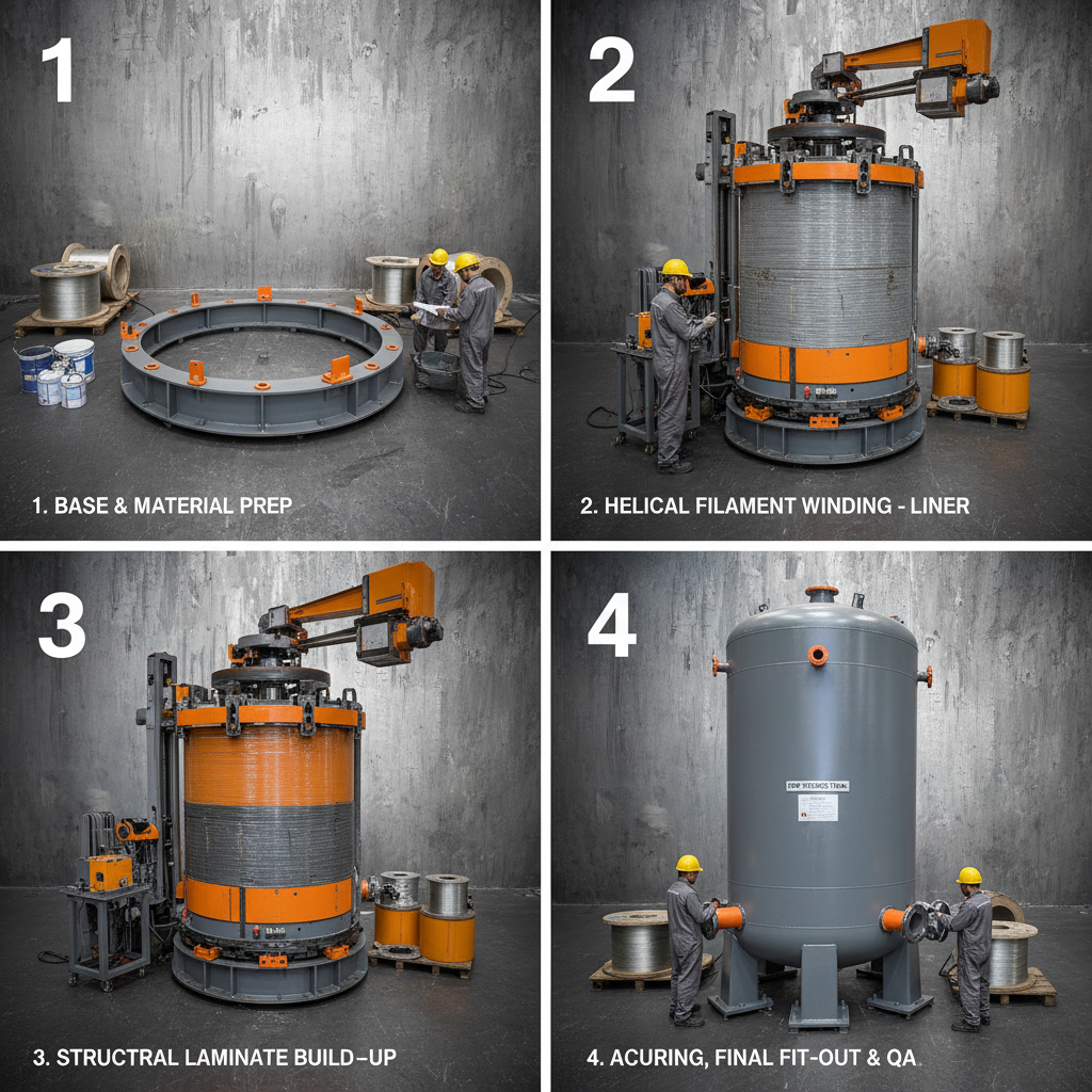 Industrial Guide for Choosing the Right FRP Vertical Tank