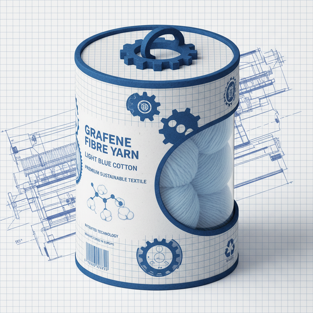 Premium Light Blue Cotton Yarn for Versatile Textile Production