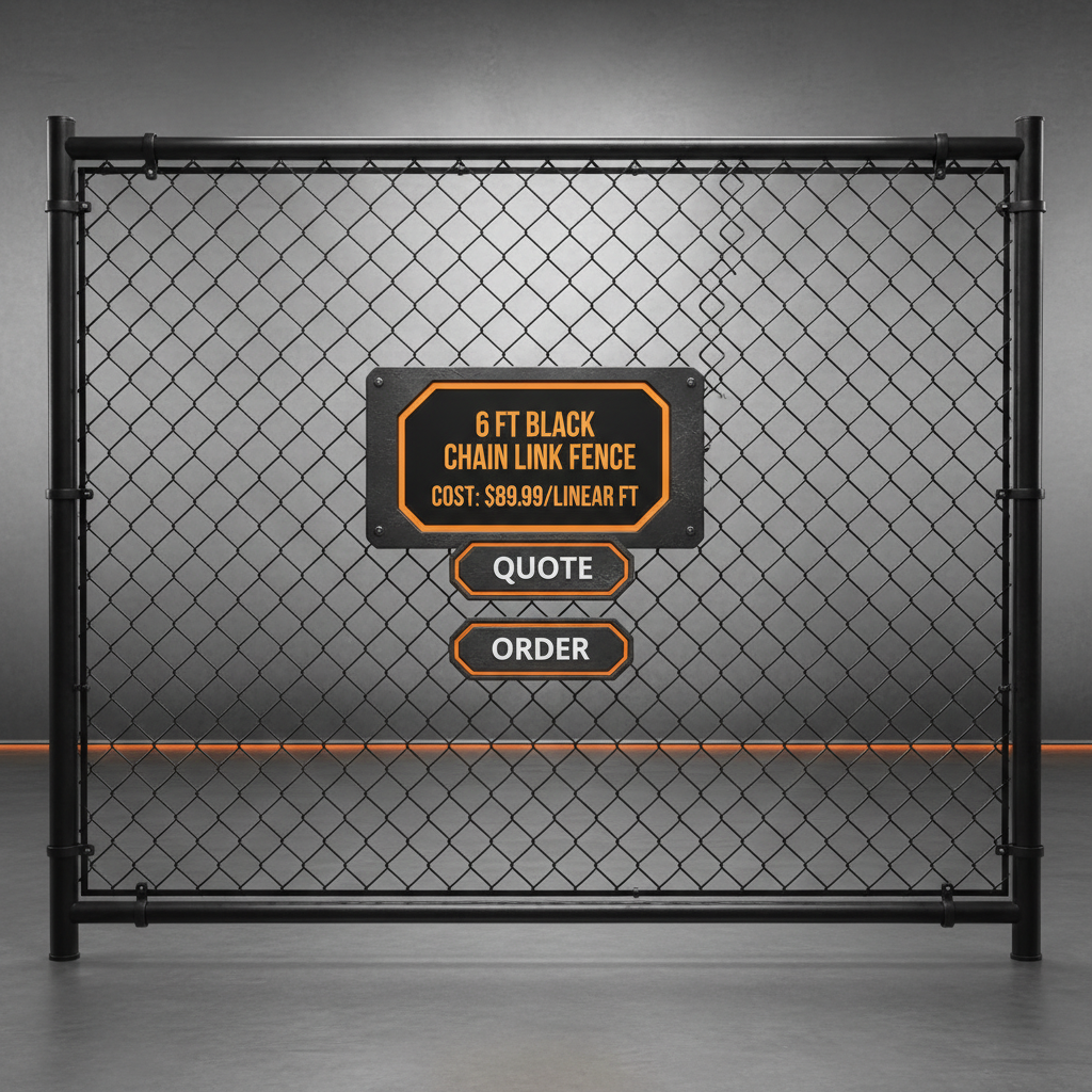 Guide to 6 ft black chain link fence cost and Budget Factors