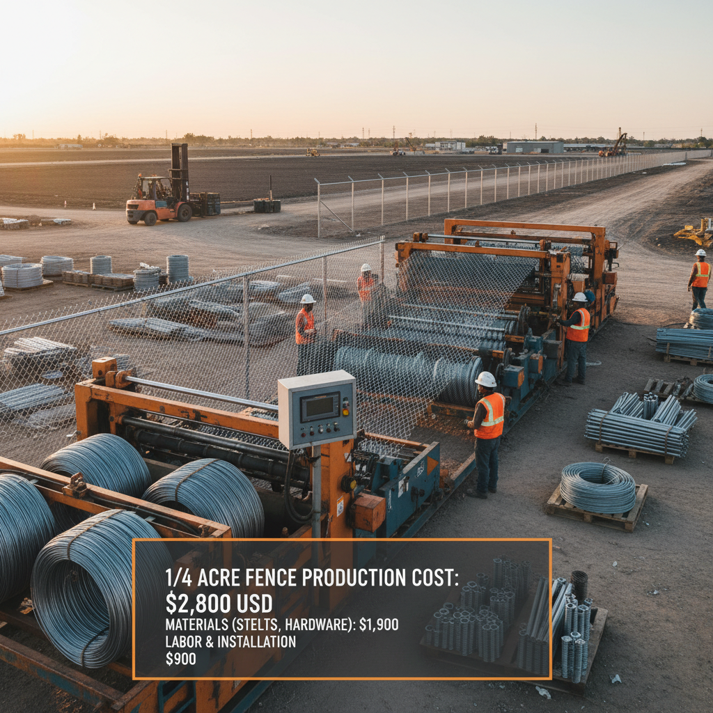 Estimating the Average Cost of Chain Link Fence for 1 4 Acre Lot