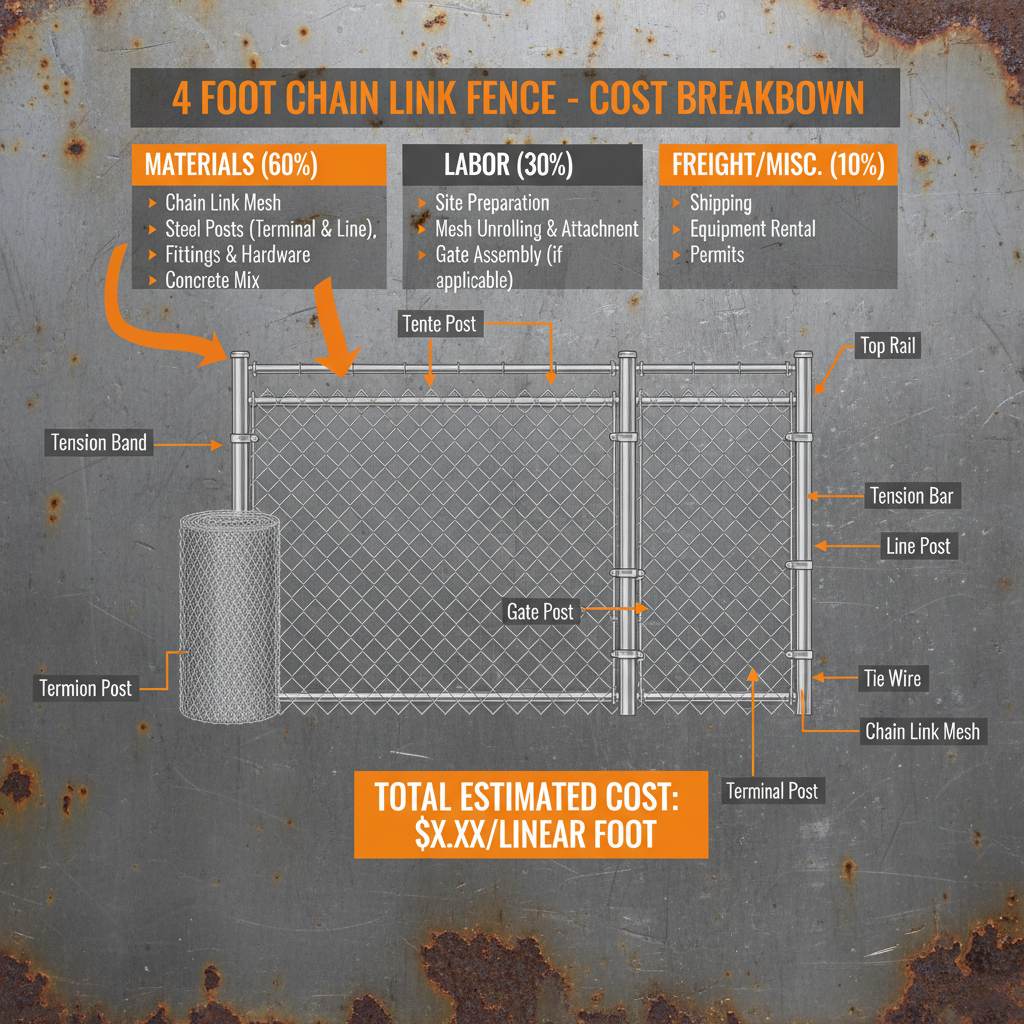 Understanding the 4 foot chain link fence cost and Budget Guide