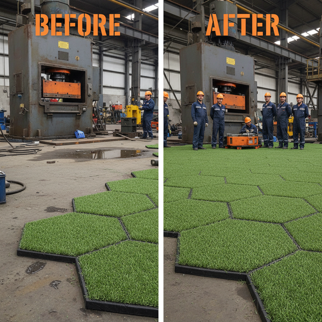 artificial grass play mat