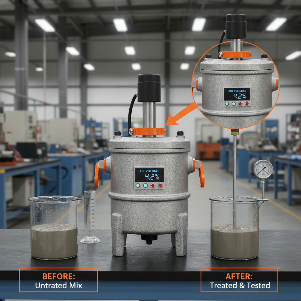 Concrete Air Volume Meter 