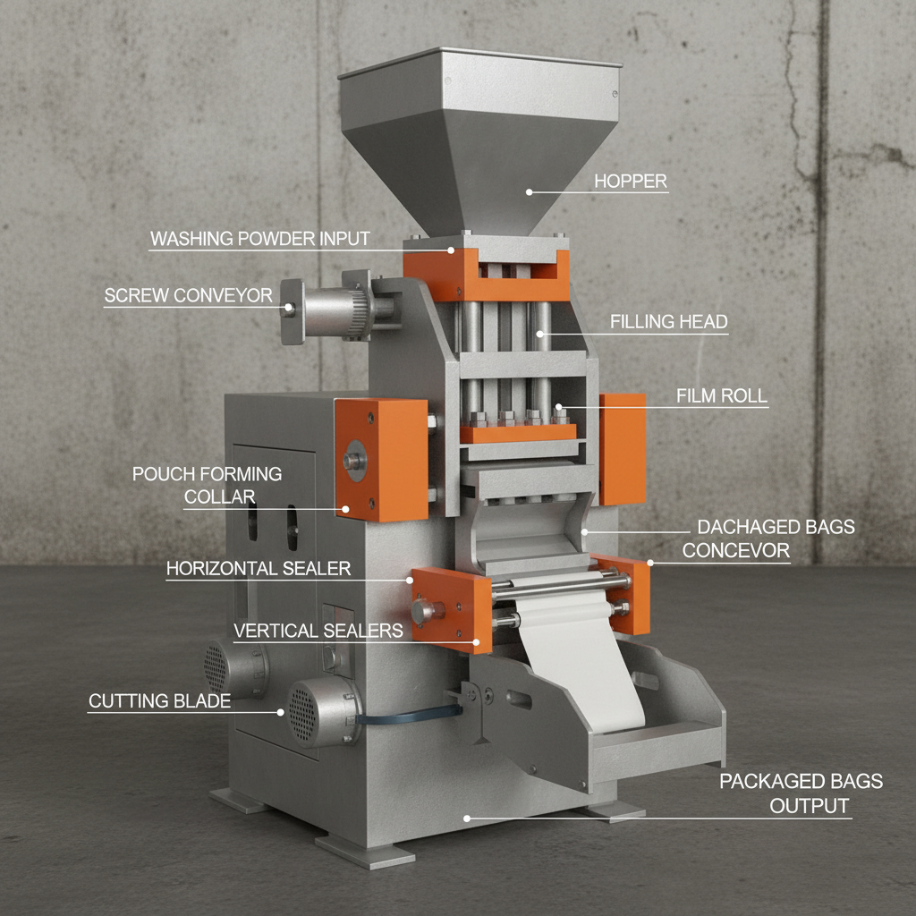 Professional Washing Powder Packaging Machine for Detergent Industry