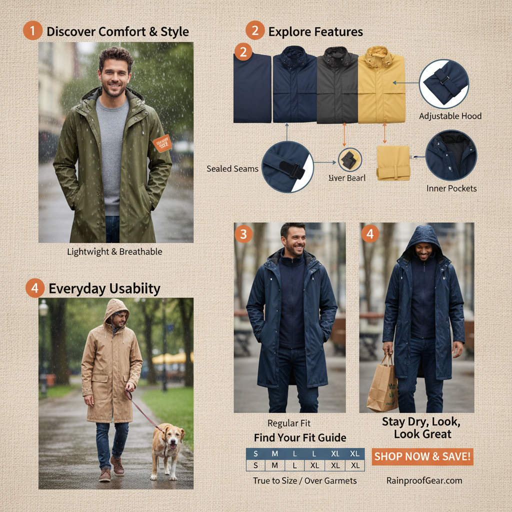 raincoat sale mens