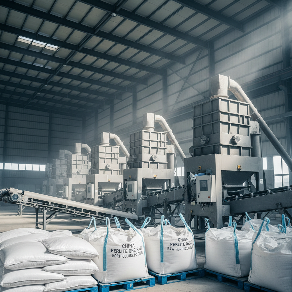 China Perlite Ore Raw Horticulture Potting