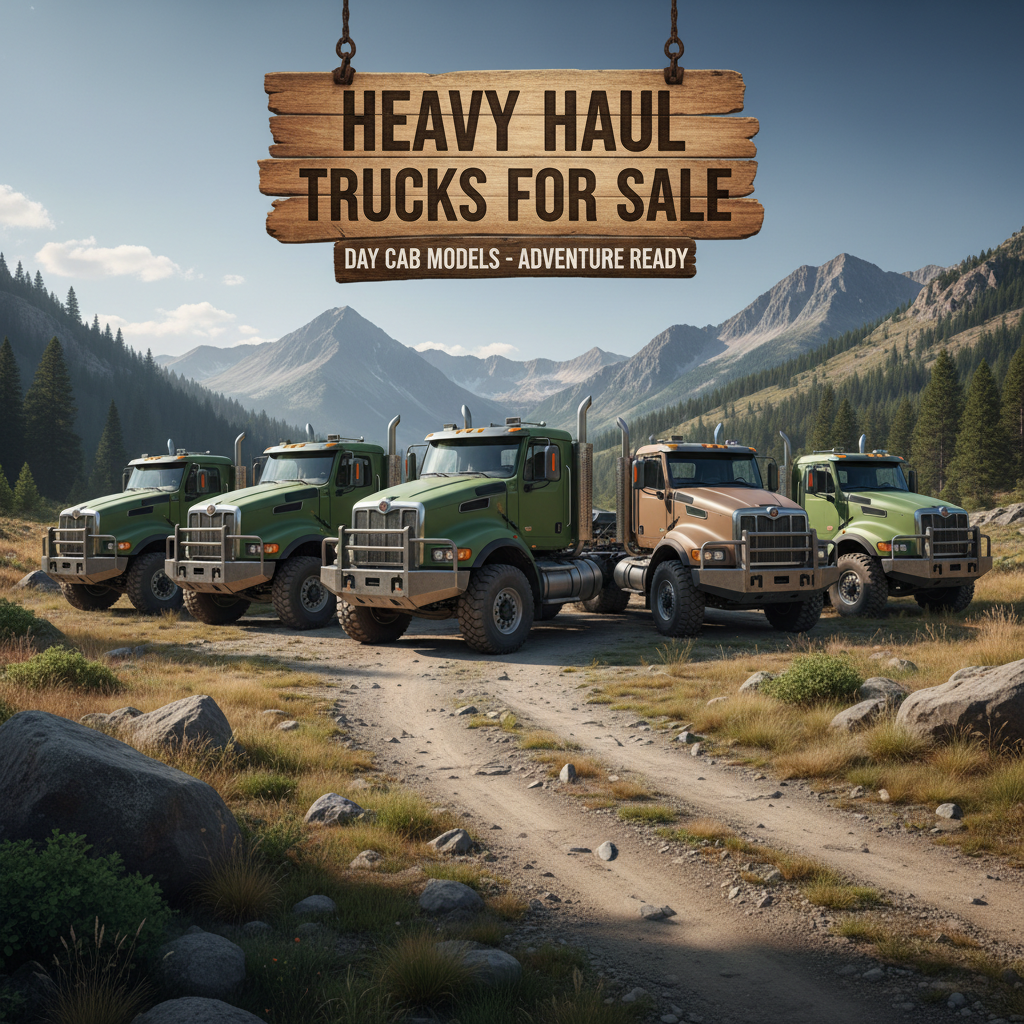 Best Day Cab Heavy Haul Trucks for Sale and Selection Guide