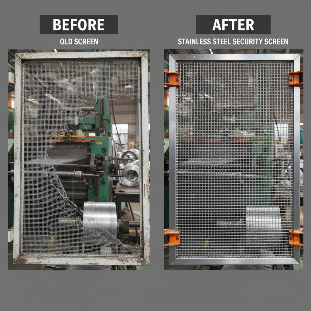 High Quality Stainless Steel Security Screens for Home Protection