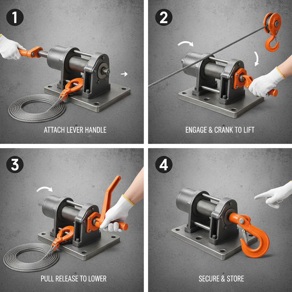 Industrial Hand Lever Winch Guide for Heavy Lifting and Pulling