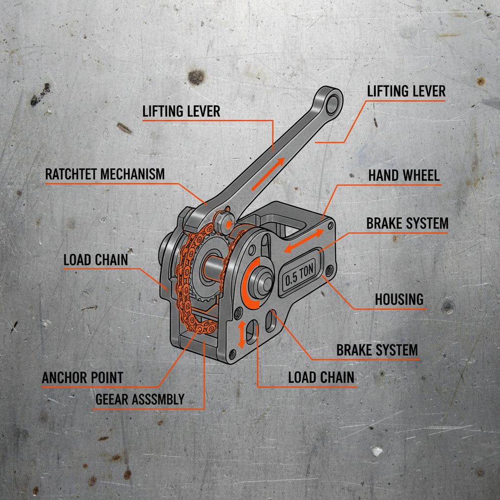 Precision Lifting and Pulling with the Lever Block 0.5 Ton Guide