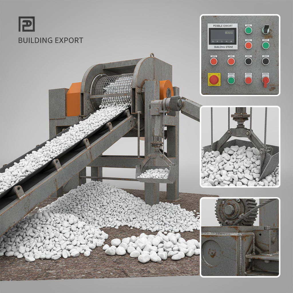 Premium White Beach Pebble Rocks for Modern Landscape Design