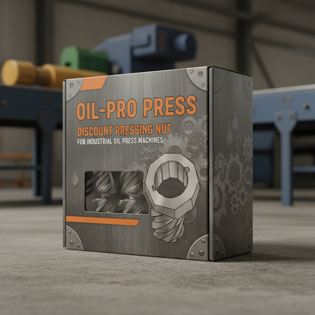 Buy High Quality Discount Pressing Nut of Oil Press for Efficiency