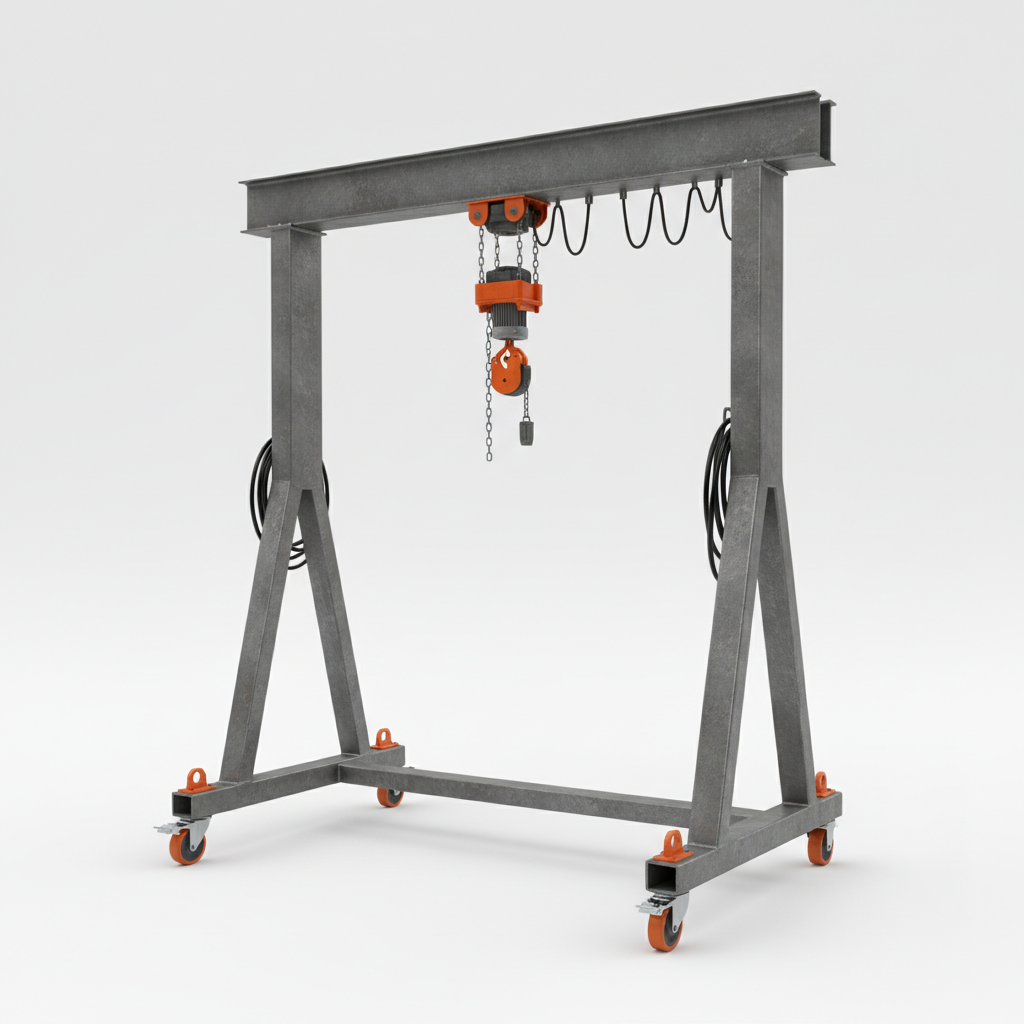 Maximize Efficiency with a Portable Mini Gantry Crane Guide