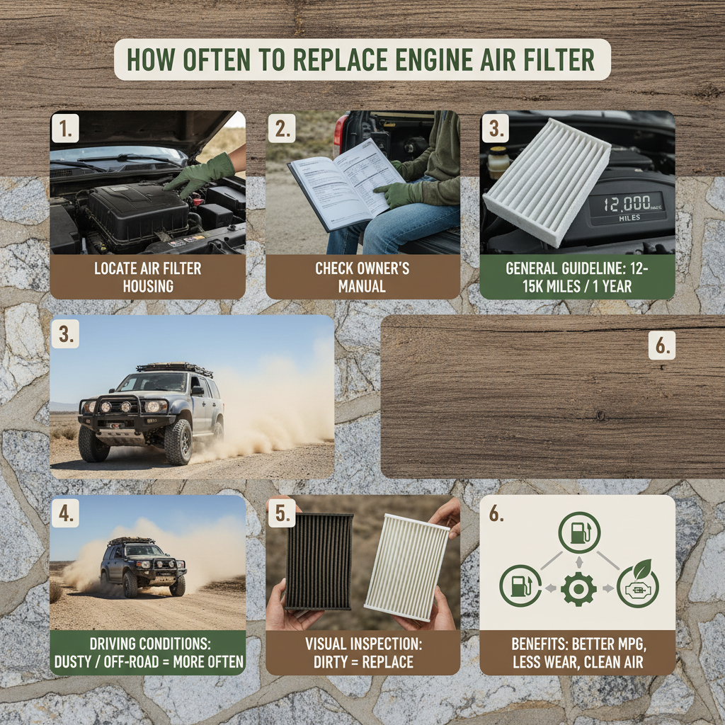 Guide on how often do you need to replace engine air filter