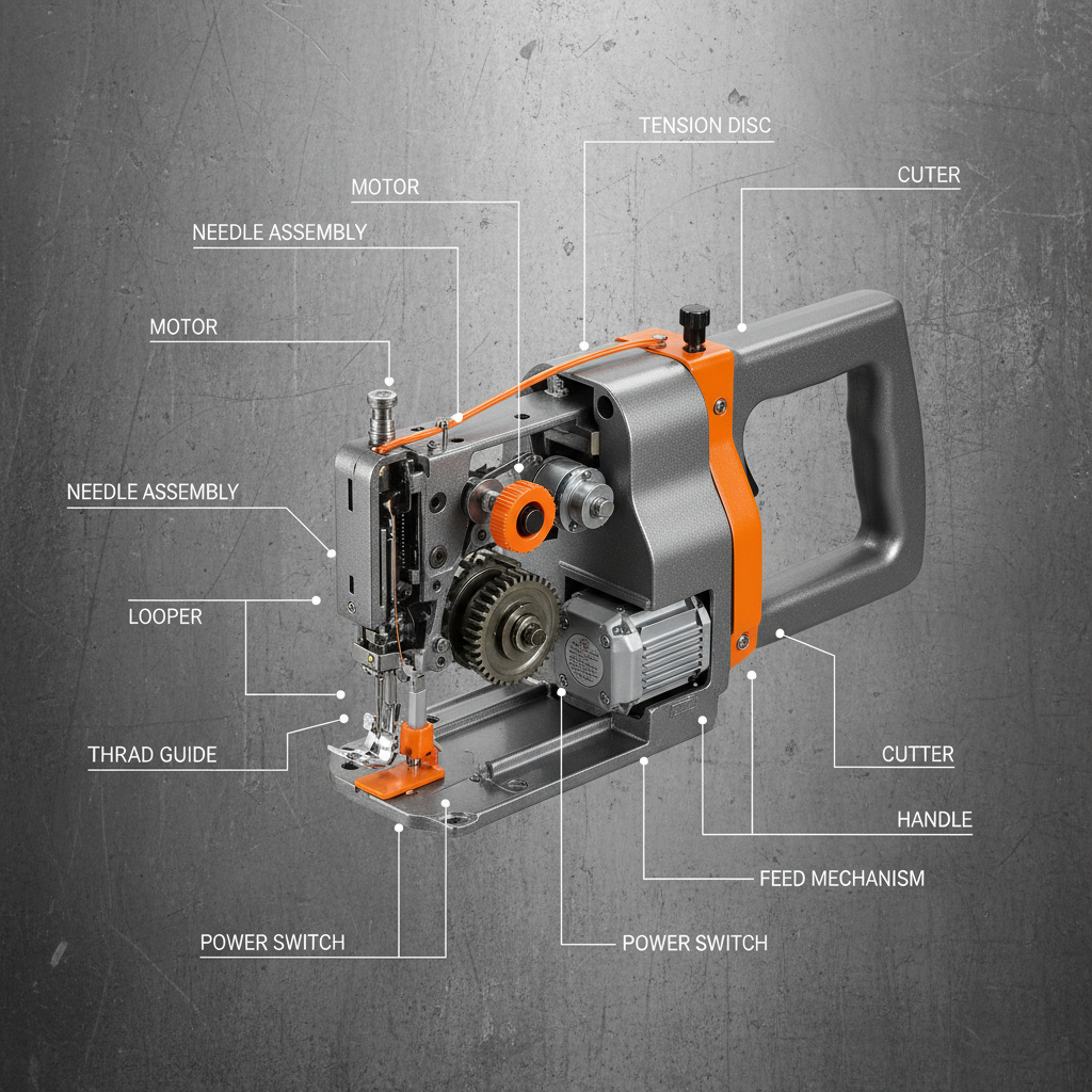 Industrial Hand Held Bag Closer for Efficient Packaging Sealing