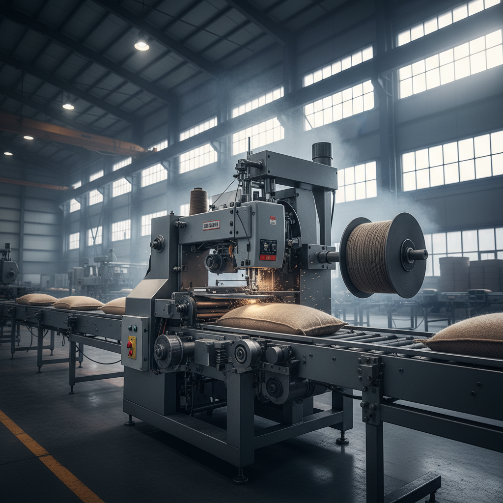 Efficient Industrial Bag Closer Sewing Machine for Packaging