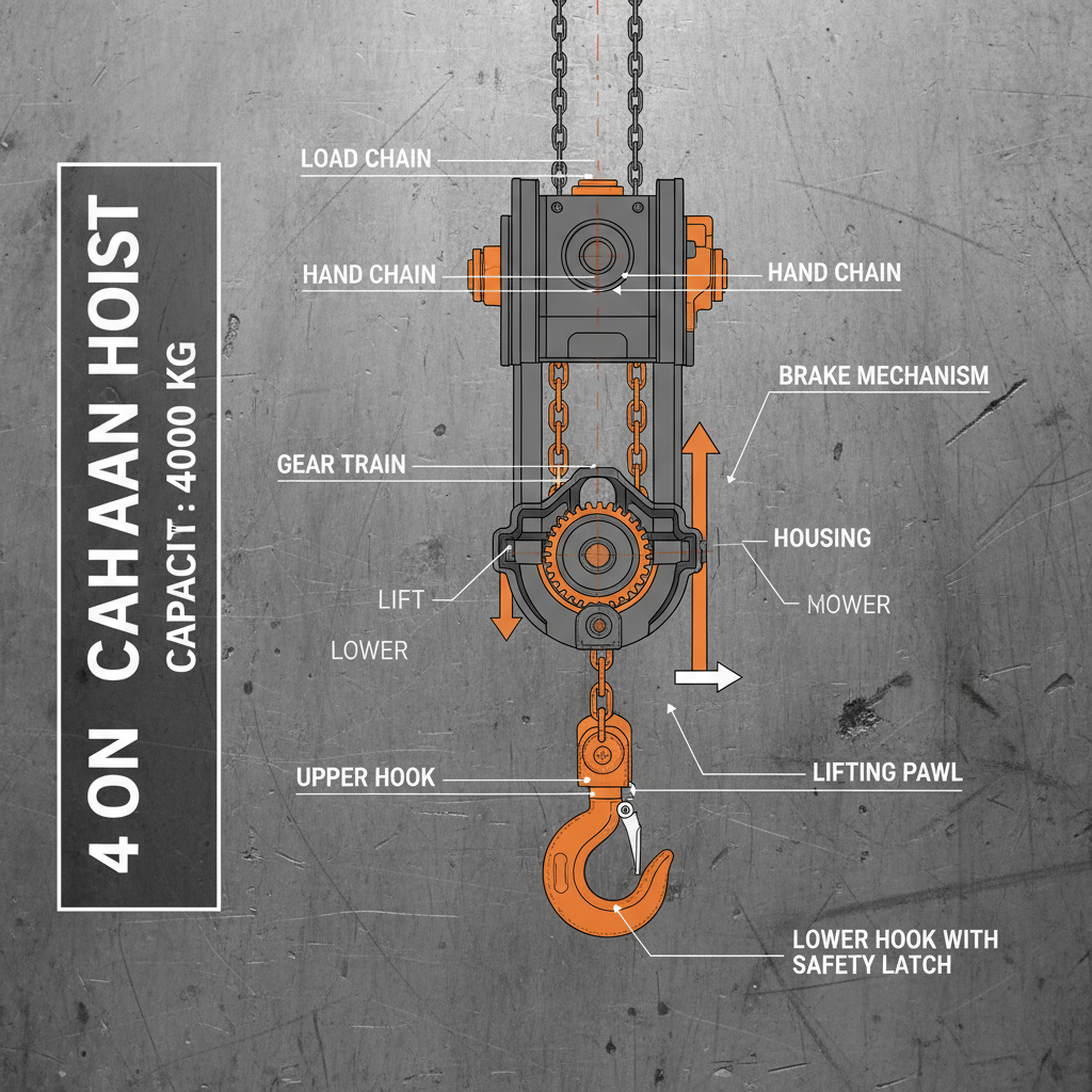 Industrial 4 ton chain hoist Guide for Heavy Duty Lifting