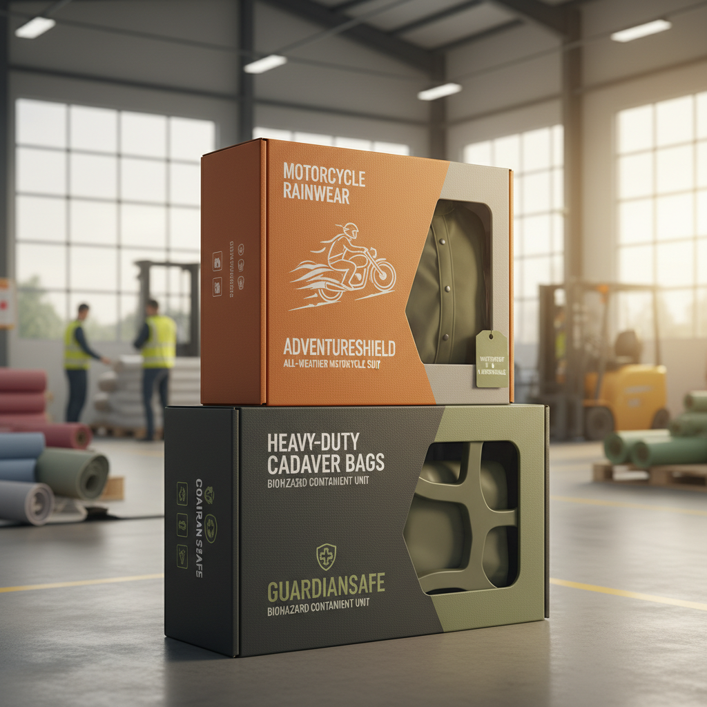 Professional motocycle rainwearheavy duty cadvaer bag factory Solutions