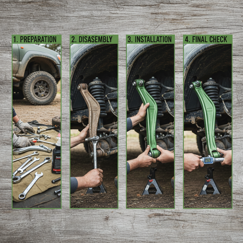 Guide to Extended Upper Control Arms for Lifted Truck Suspension